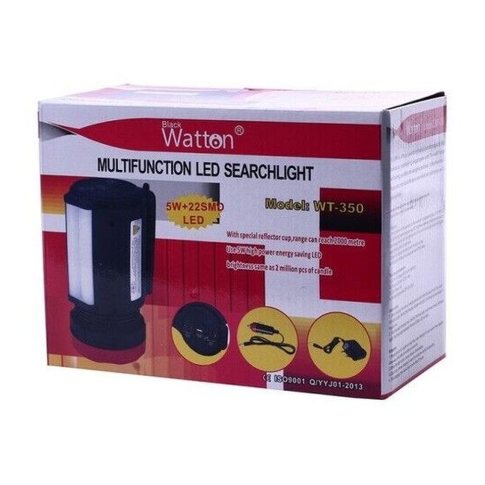 Watton Çift Taraf Aydınlatmalı LED Fener Uzun Süreli Kullanım WT-350