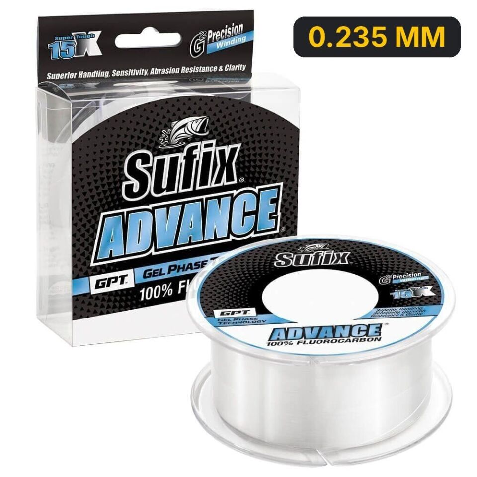 Sufix Advance Fluorocarbon Olta Misinası 91MT 0.235 MM