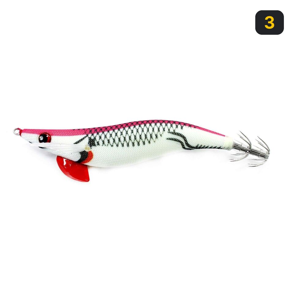 Captain 3031 12cm Casting Bilyeli Squid Size 3.5 18gr Kalamar Zokası 3