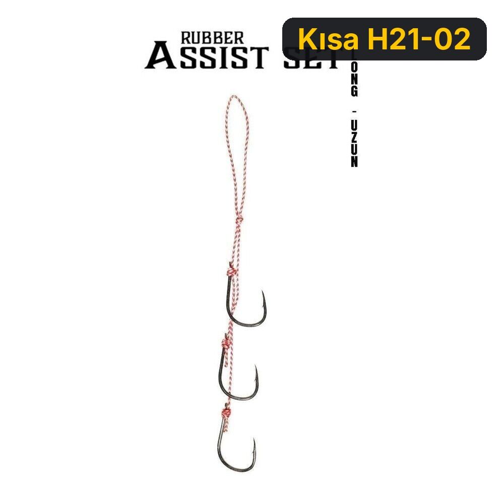 Fujin Rubber Üç Kancalı Assist Kısa H21-02