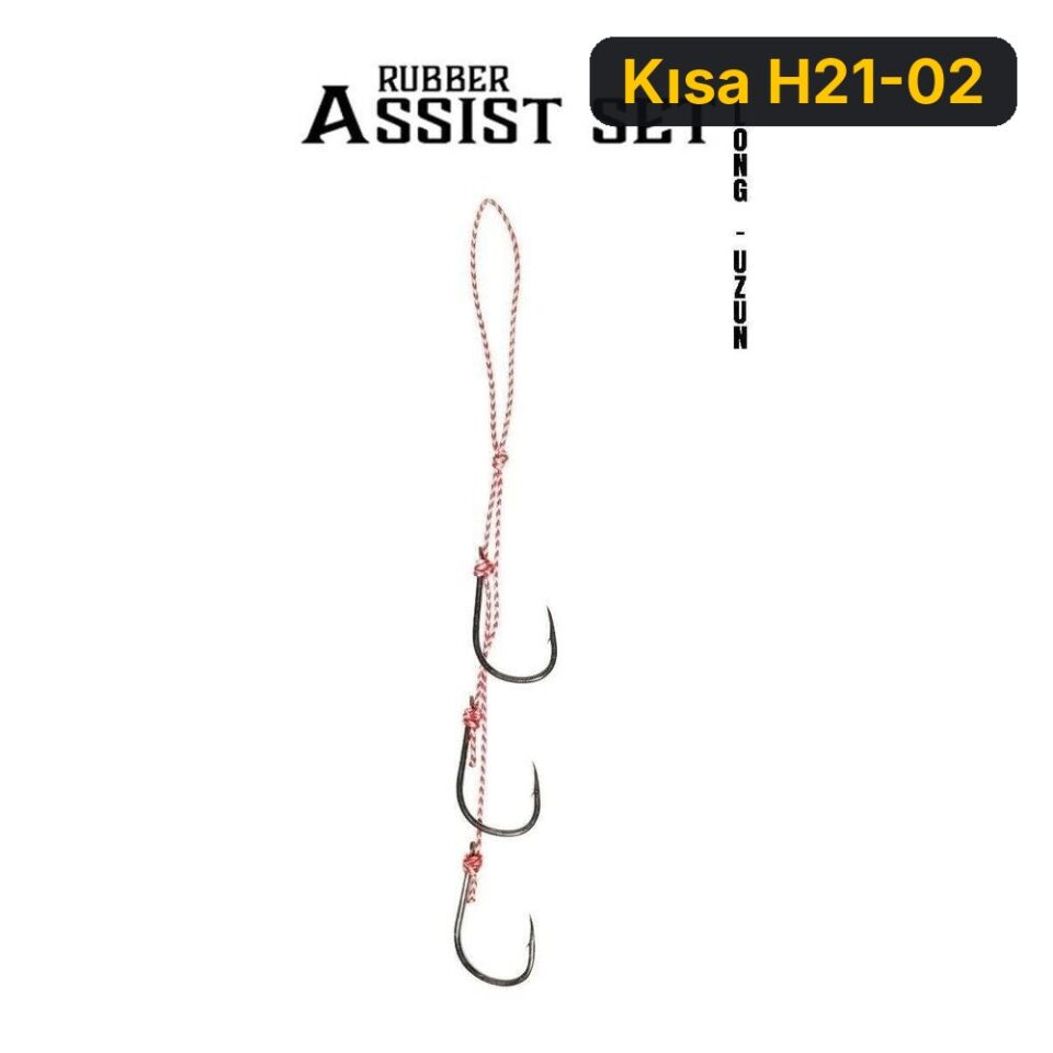 Fujin Rubber Üç Kancalı Assist Kısa H21-02
