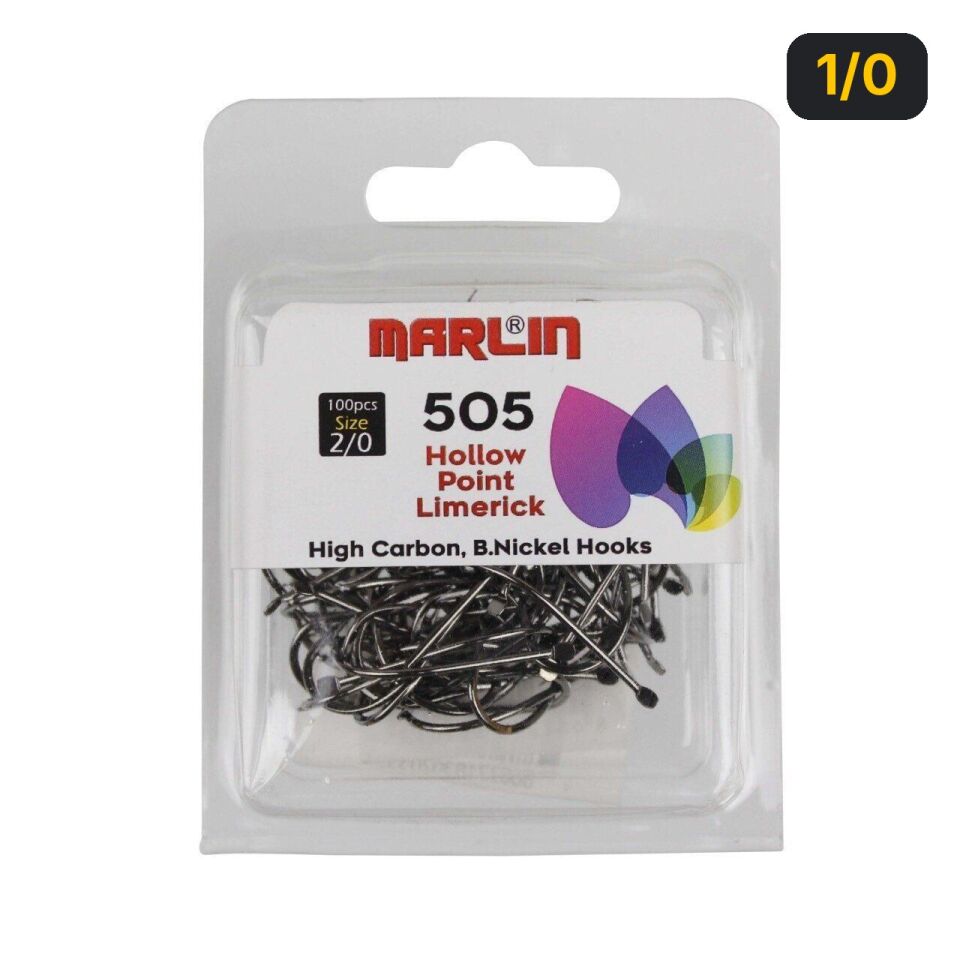 Marlin 505 Siyah Nikel Olta İğnesi 1/0