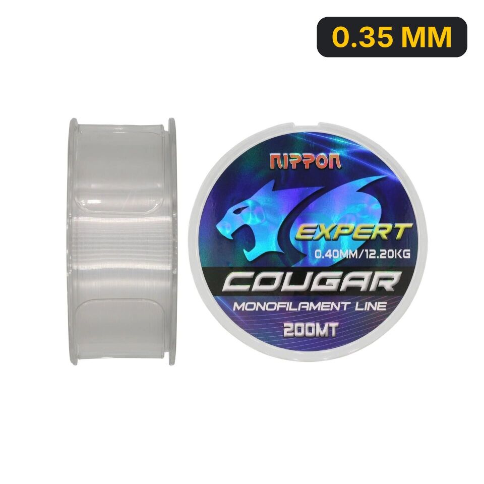 Nippon Cougar 200 Mt Beyaz Monofilament Misina 0.35 MM