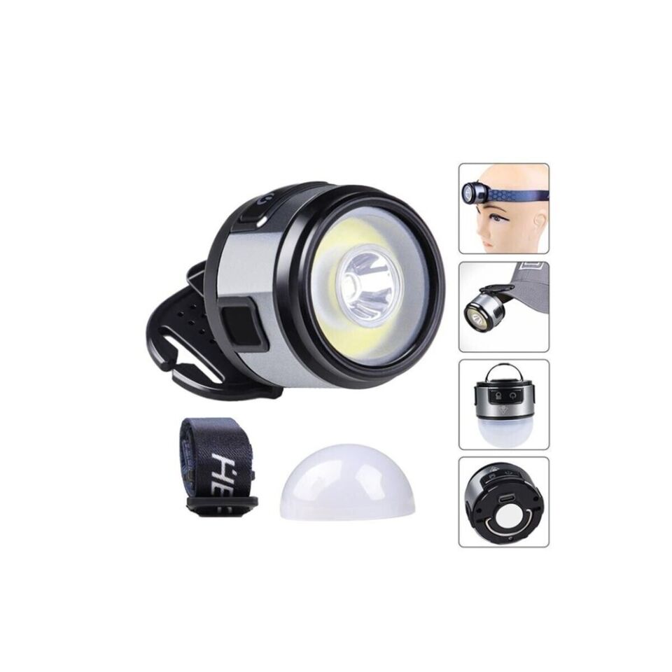Watton 7 Mod Şarjlı Kafa ve Kamp Lambası WT-618
