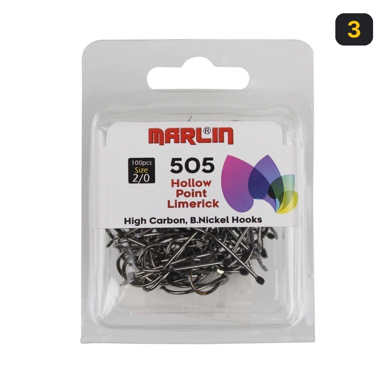 Marlin 505 Siyah Nikel Olta İğnesi 3