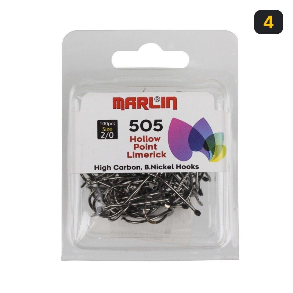 Marlin 505 Siyah Nikel Olta İğnesi 4