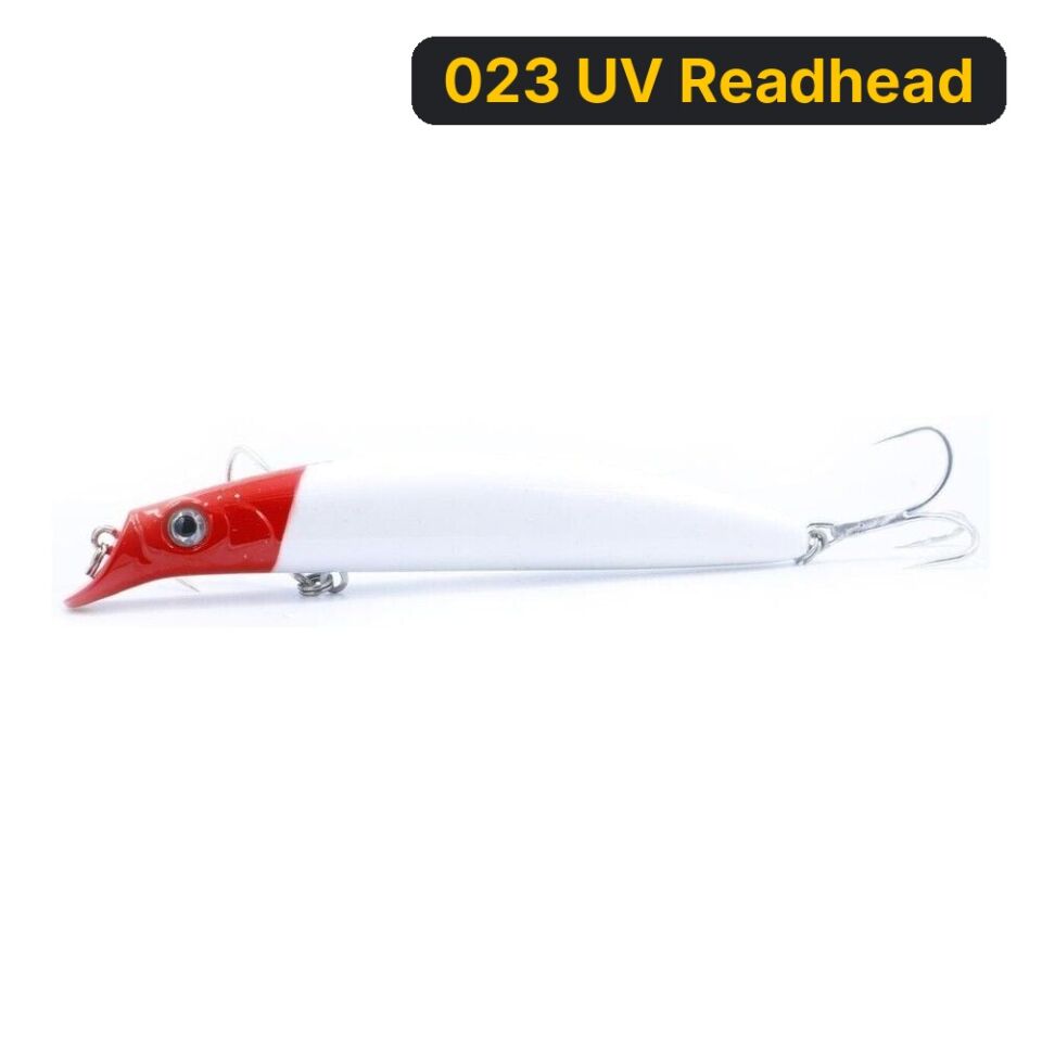 Fujin Süper Minnow 11.5cm 18gr Maket Balık 023 UV Readhead