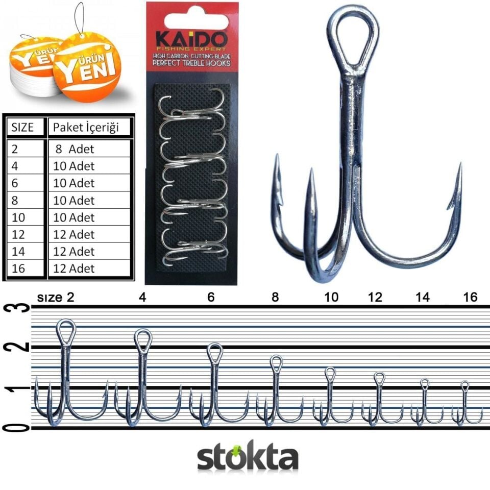 Kaido 9882 Üçlü Çarpma İğne