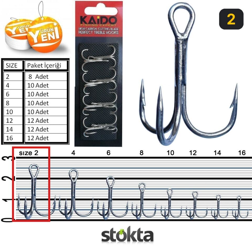 Kaido 9882 Üçlü Çarpma İğne 2