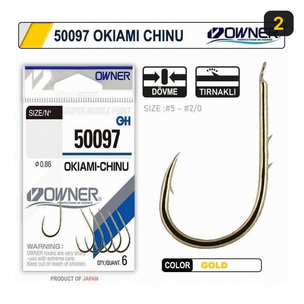 Owner 50097 Okiami-Chinu Gold İğne 2