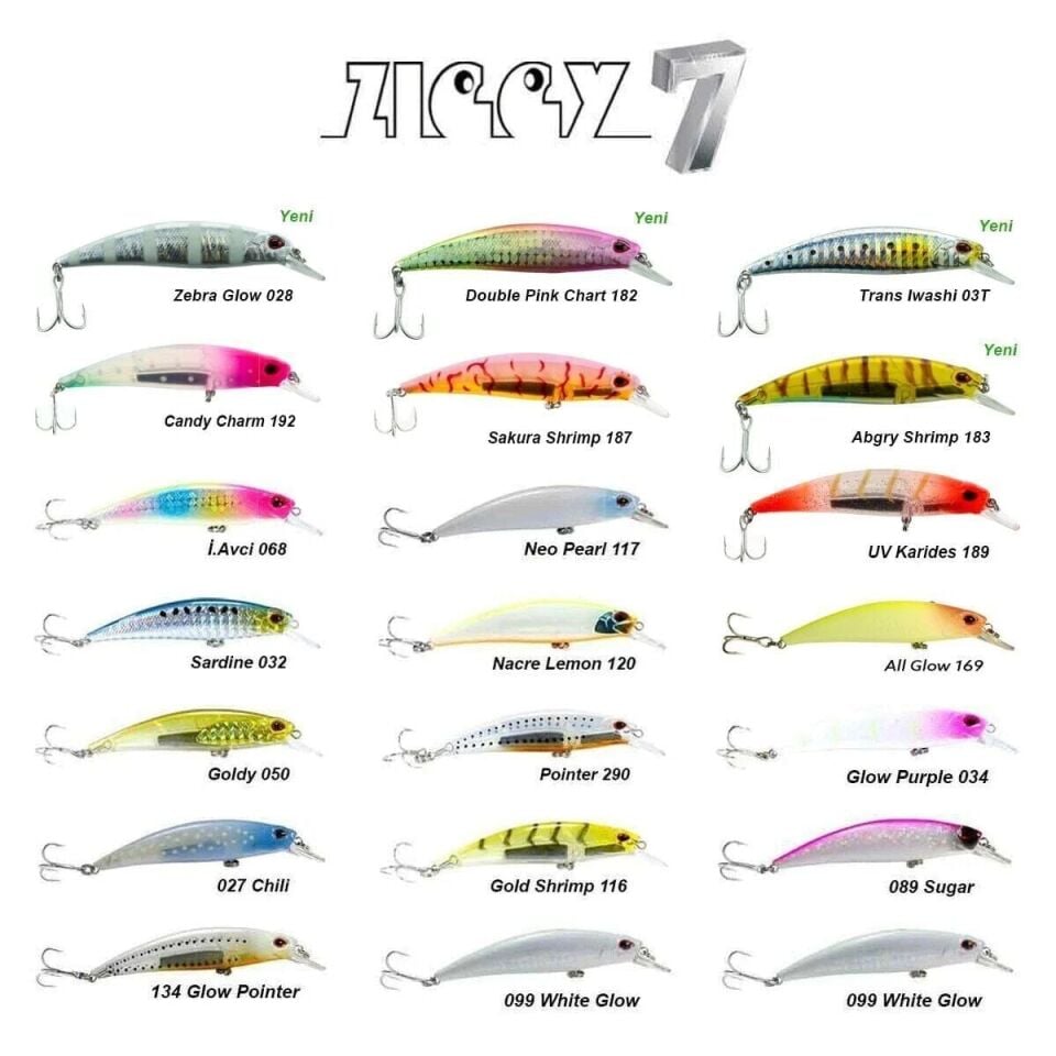 Fujin Ziggy7 70mm 9.6gr Sinking LRF Maket Balık