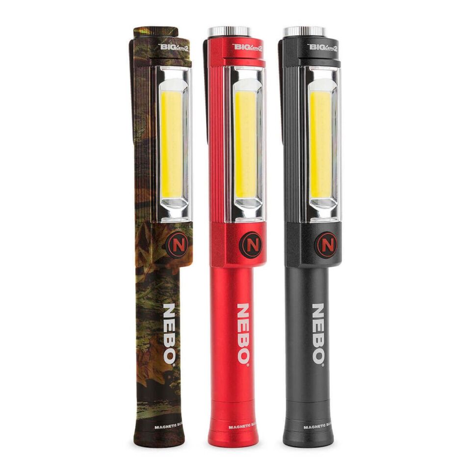 Nebo 6737 Big Larry 2 500 Lümen Fener Kırmızı