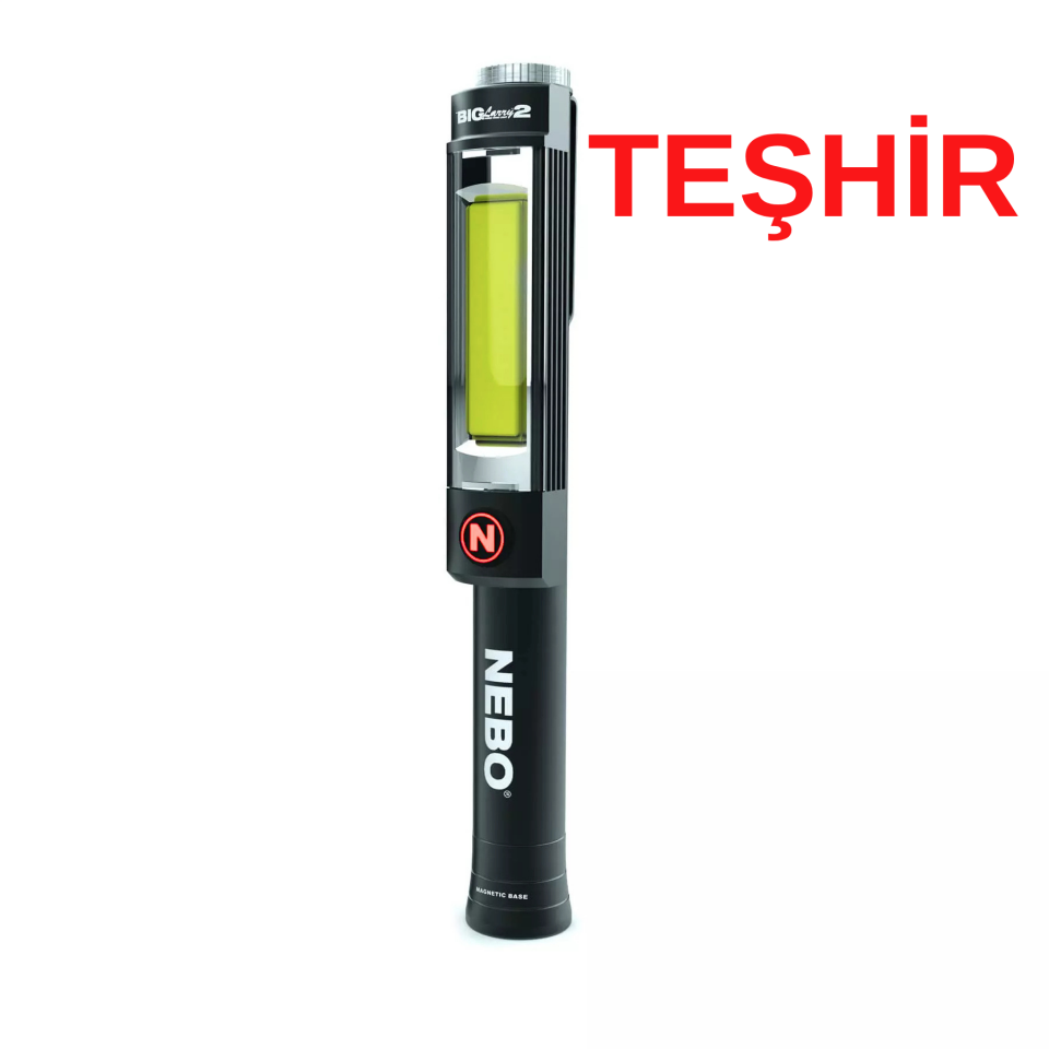 Nebo 6737 Big Larry 2 500 Lümen Fener Kırmızı