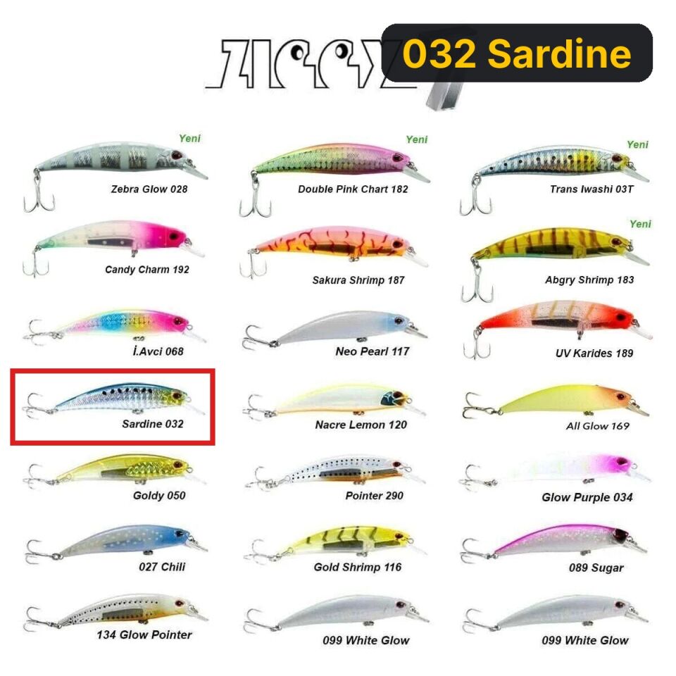 Fujin Ziggy7 70mm 9.6gr Sinking LRF Maket Balık 032 Sardine