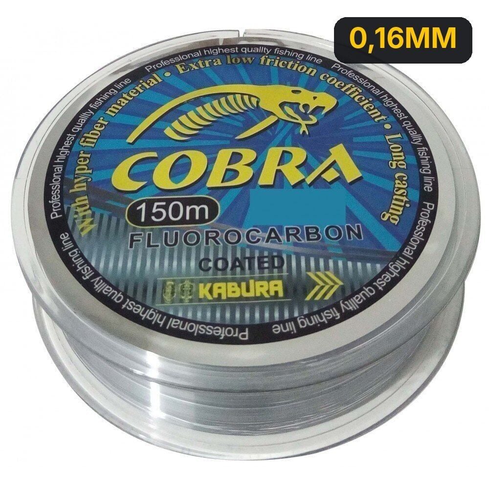 Kabura Cobra Fluoracarbon Coated 150 MT Misina 0,16MM