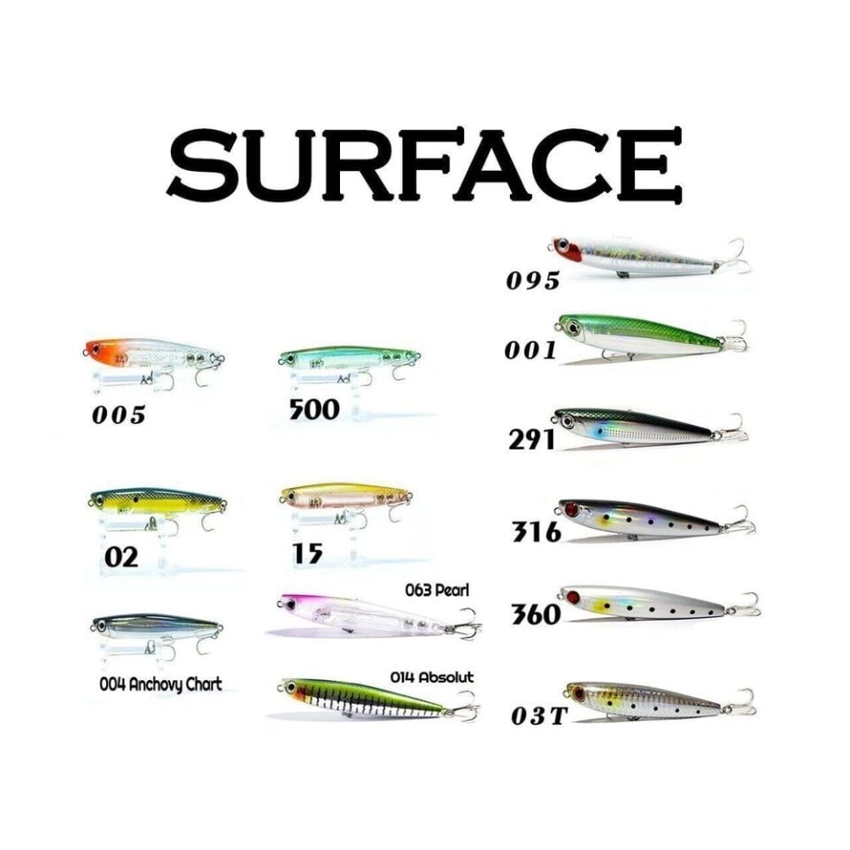 Fujin Surface Minnow 90mm 12.3gr Su Üstü Maket Balık