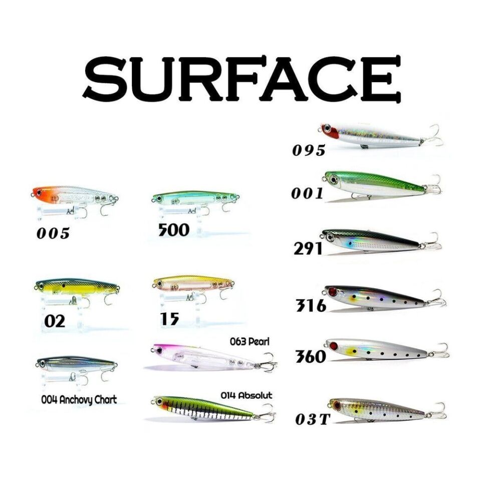 Fujin Surface Minnow 90mm 12.3gr Su Üstü Maket Balık 001