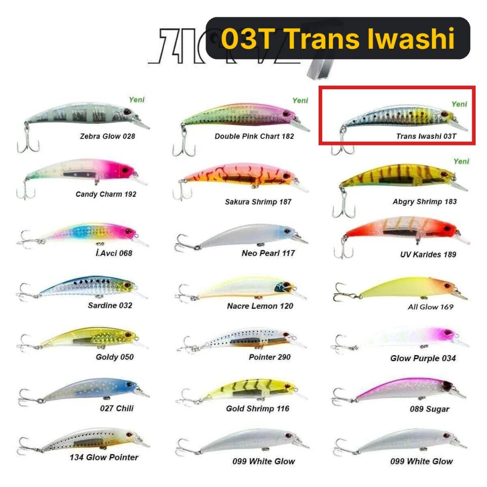 Fujin Ziggy7 70mm 9.6gr Sinking LRF Maket Balık 03T Trans Iwashi