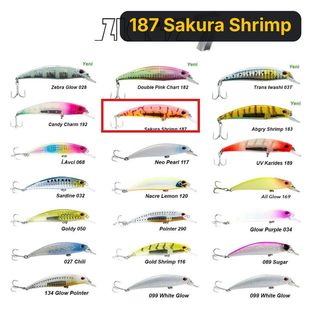 Fujin Ziggy7 70mm 9.6gr Sinking LRF Maket Balık 187 Sakura Shrimp