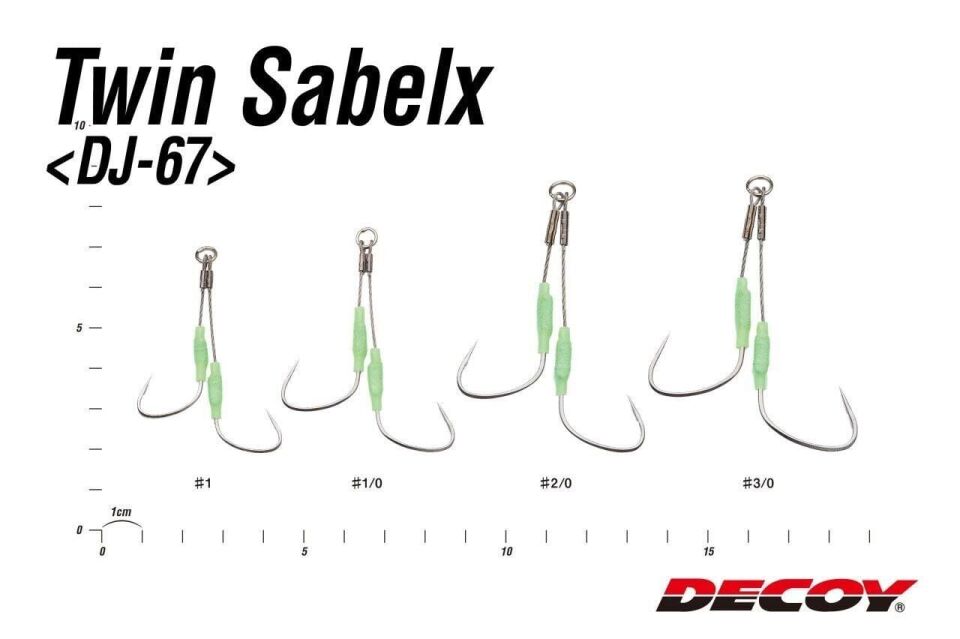 Decoy Dj-67 Twin Sabelx  Çelik Tel Asist İğne