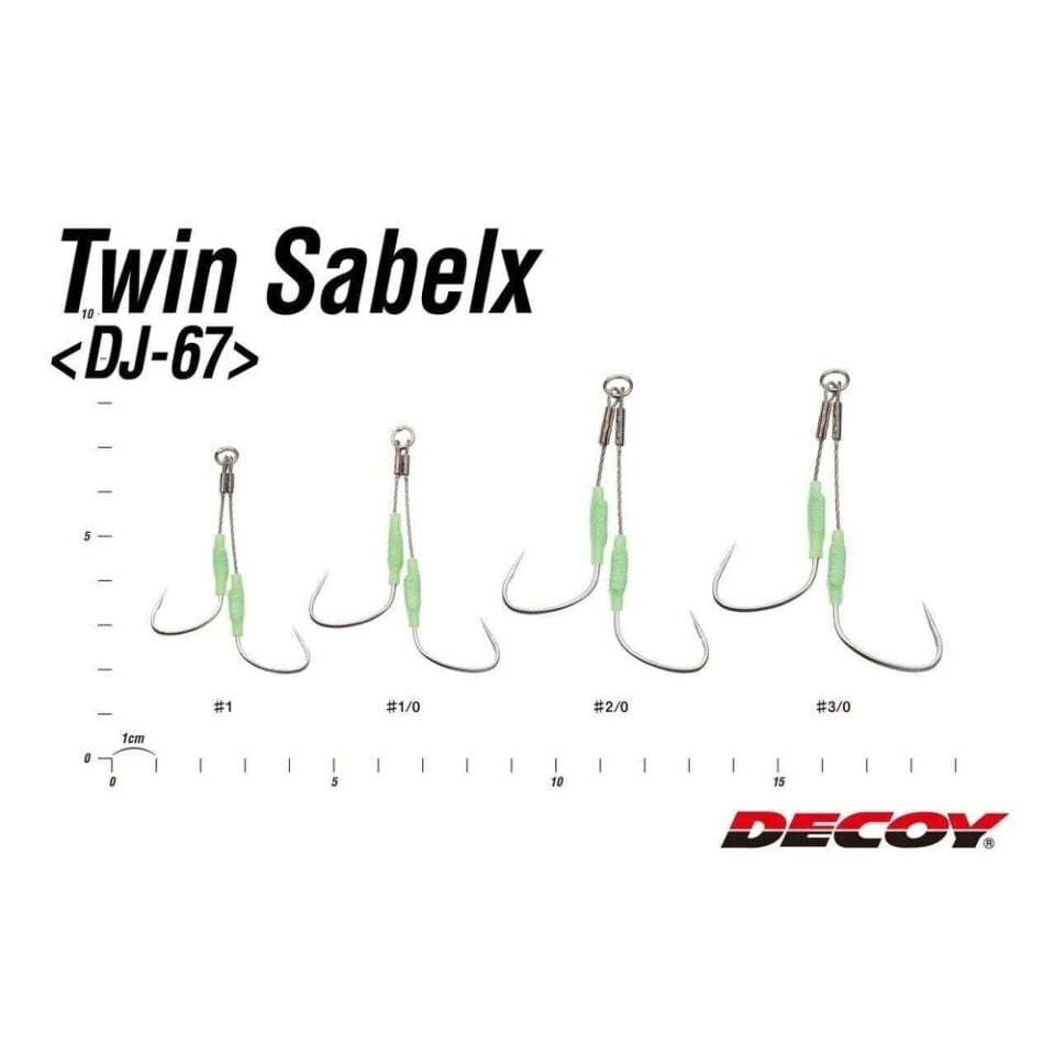 Decoy Dj-67 Twin Sabelx  Çelik Tel Asist İğne