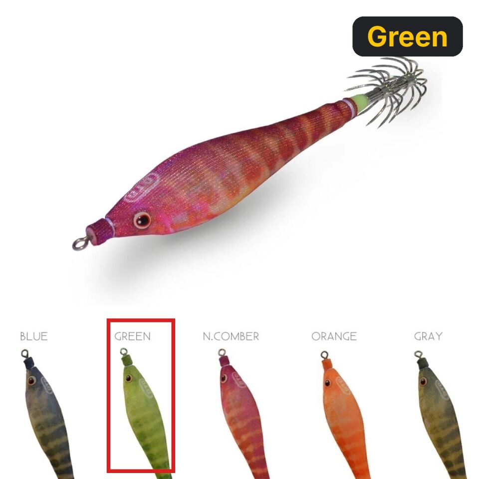 DTD Soft Natural Kanjac 1.5 Kalamar Zokaları Green