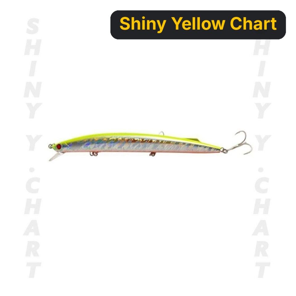Fujin Kingjerk Sinking 19cm 34gr Maket Balık Shiny Yellow Chart