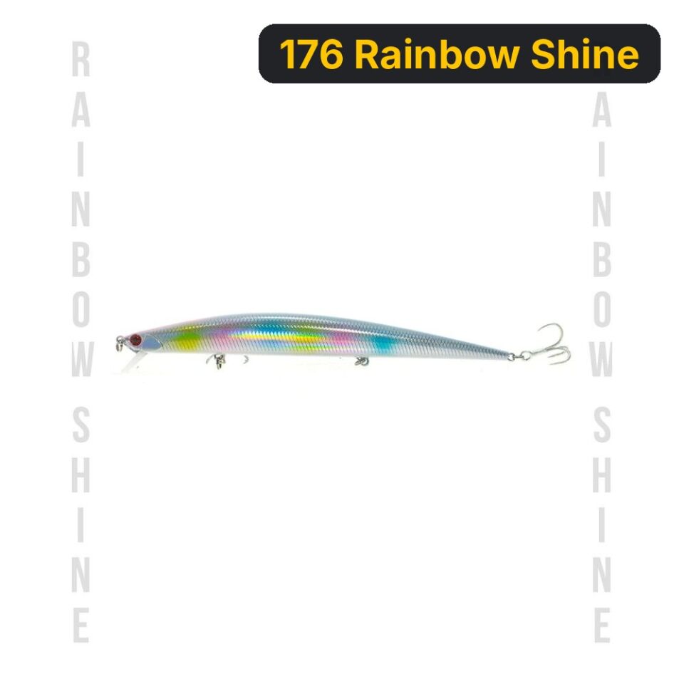 Fujin Flux 175mm 29gr Sinking Maket Balık 176 Rainbow Shine