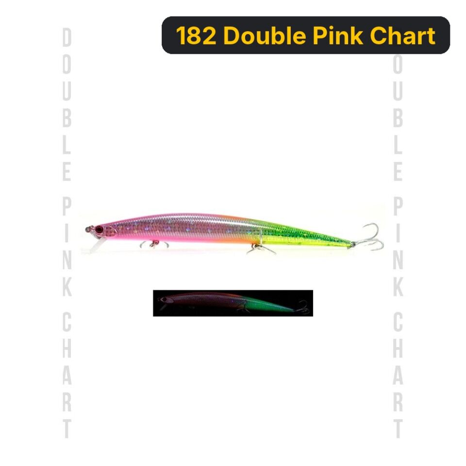 Fujin Flux 175mm 29gr Sinking Maket Balık 182 Double Pink Chart