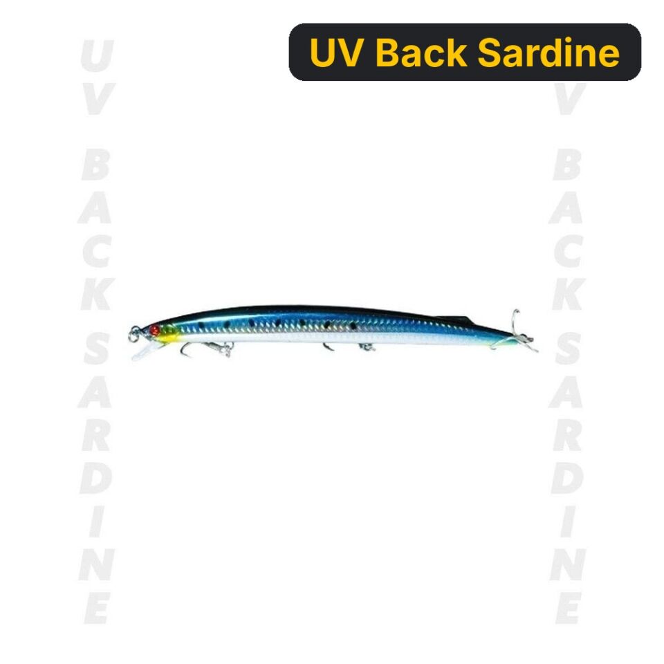 Fujin Kingjerk Sinking 19cm 34gr Maket Balık UV Back Sardine