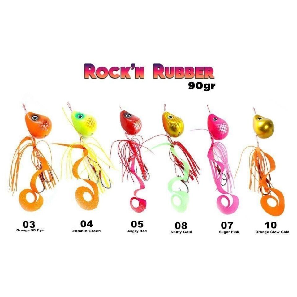 Fujin Rock'n Rubber 90gr Tai Rubber Set