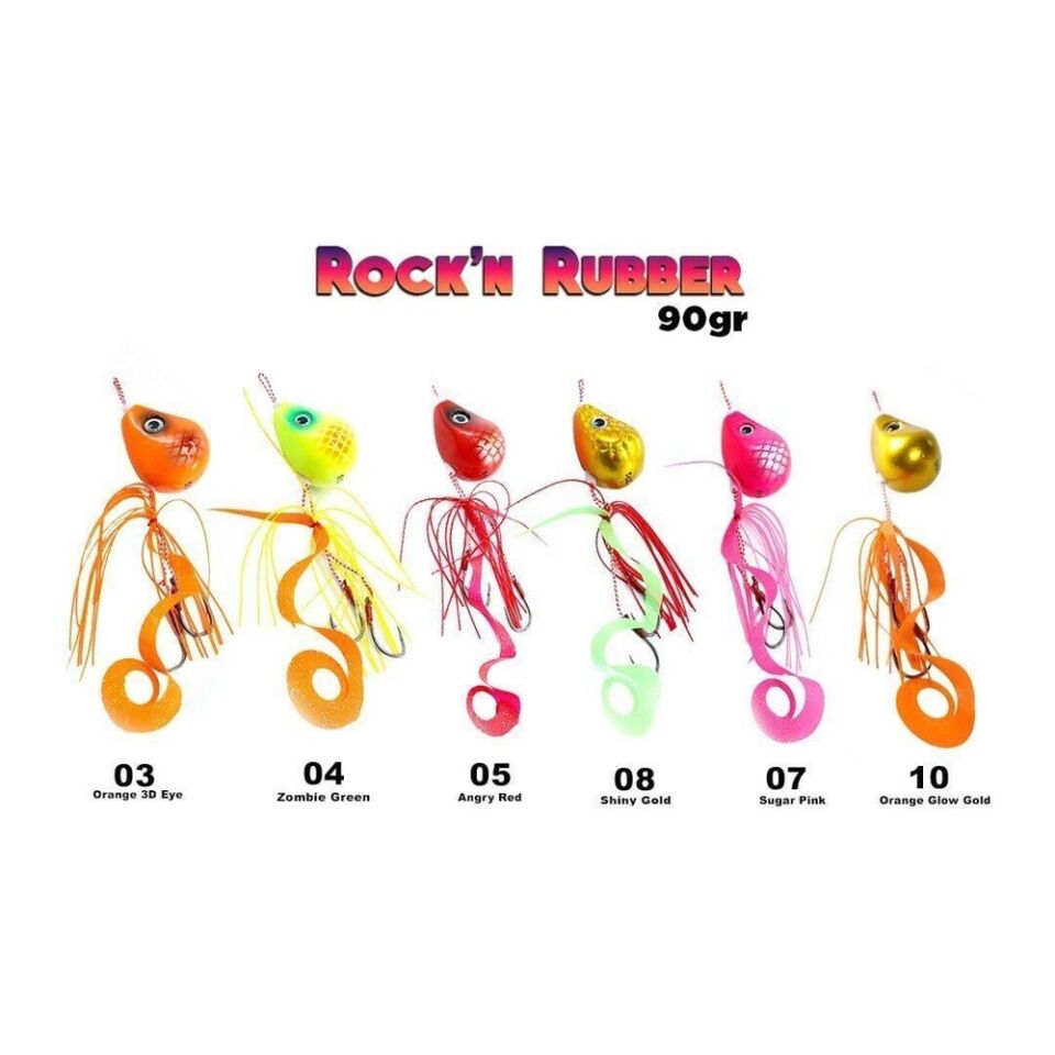 Fujin Rock'n Rubber 90gr Tai Rubber Set 04