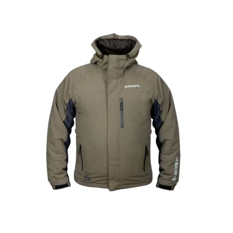 Shimano Rain Jacket Padded Green Ceket Su Geçirmez
