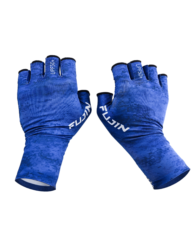 Fujin Pro Angler Summer Gloves Blue M/L