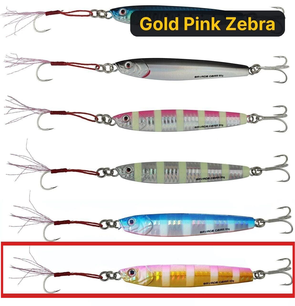Savage gear 3D Slim Minnow 8gr 5,4 cm Jig Sahte Balık Gold Pink Zebra