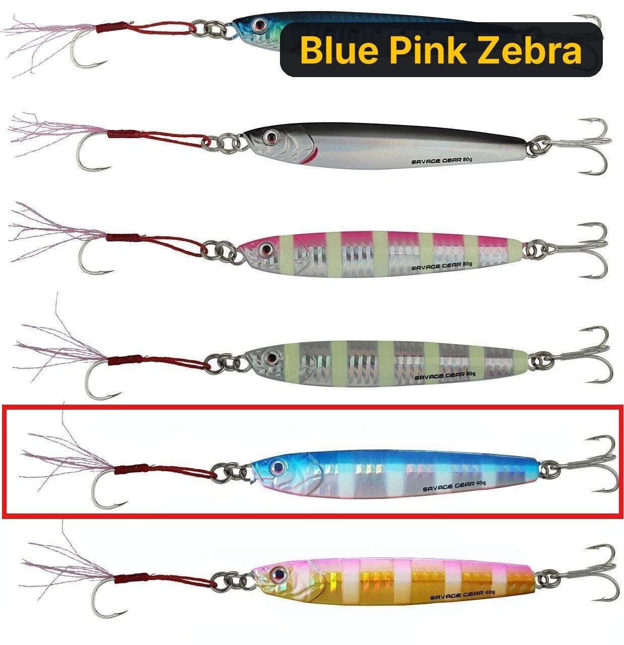 Savage gear 3D Slim Minnow 8gr 5,4 cm Jig Sahte Balık Blue Pink Zebra