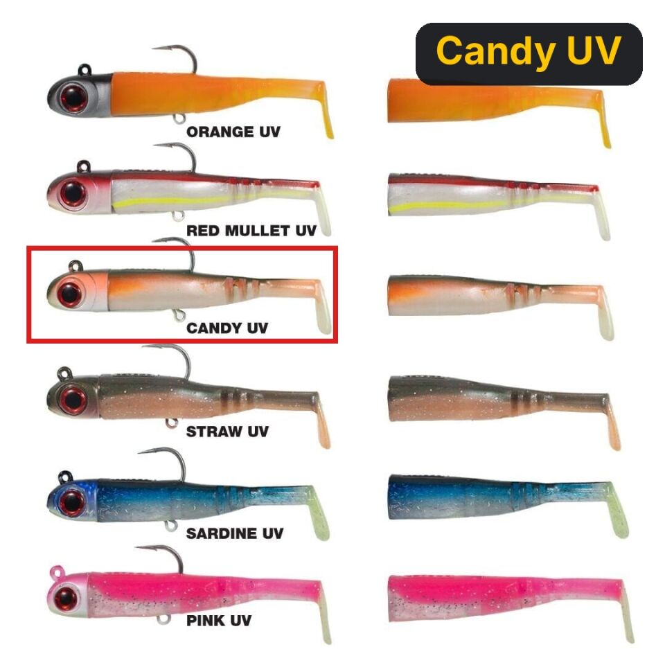 Seabor Lily Shad 125gr 2+1 Silikon Yem Candy UV