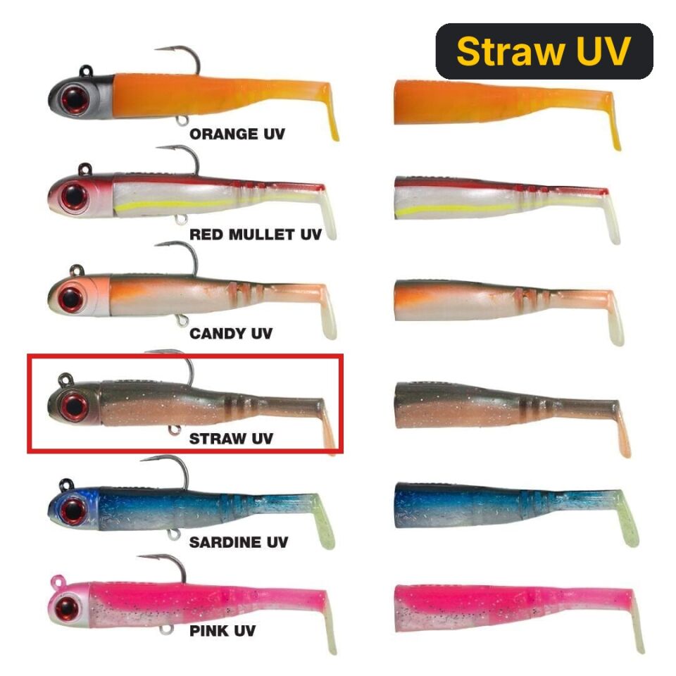 Seabor Lily Shad 125gr 2+1 Silikon Yem Straw UV