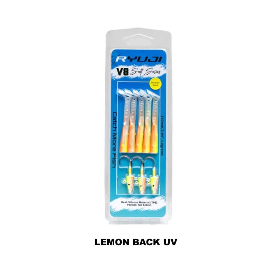 Ryuji V8 10cm, 10gr Silikon Yem
