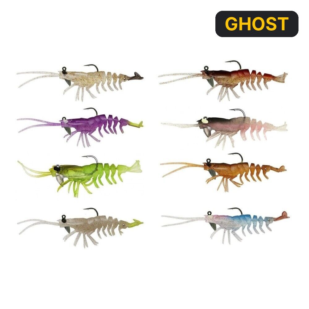 Savage Gear 3D Shrimp RTF 9 cm 7 gr Sahte Balık 2 Adet GHOST