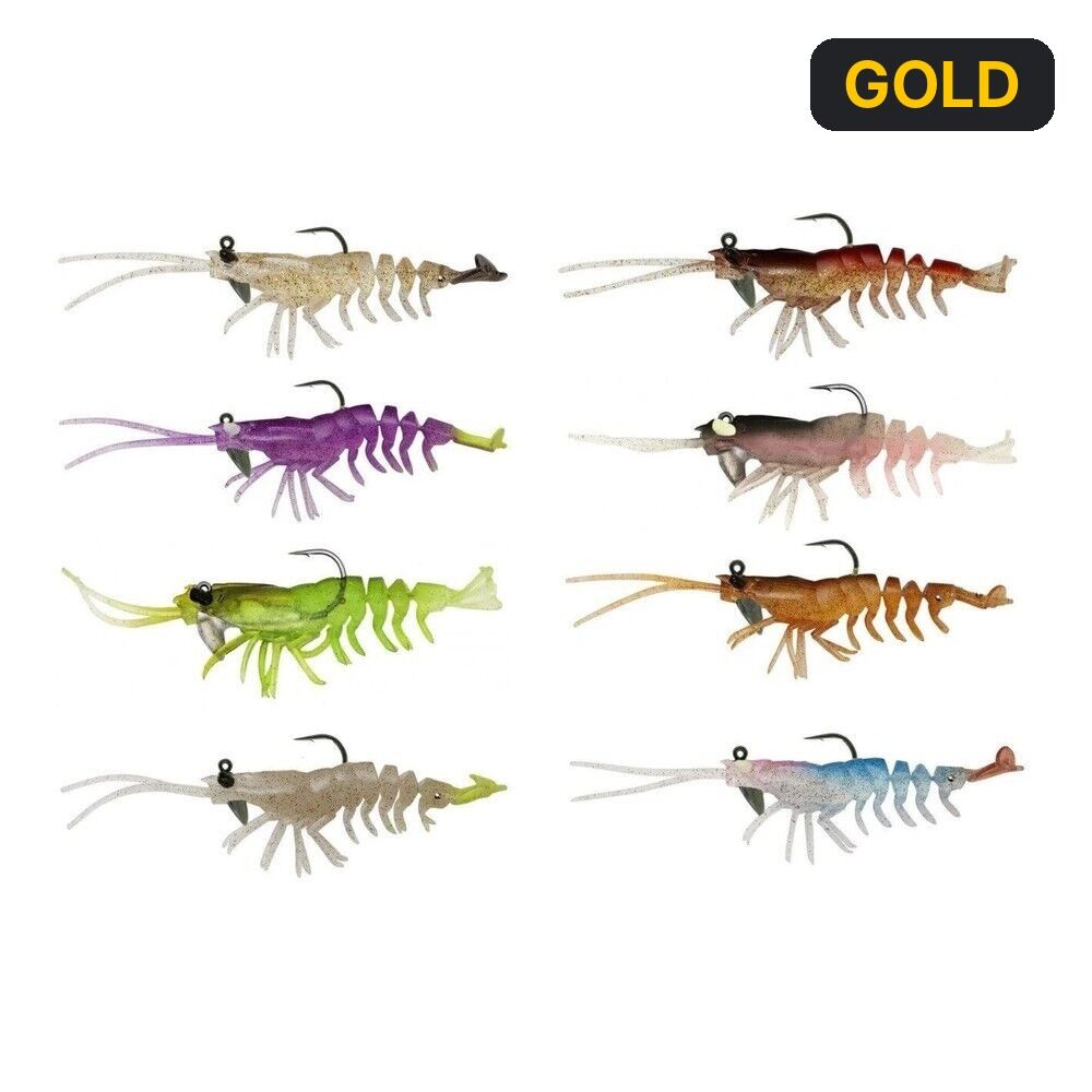 Savage Gear 3D Shrimp RTF 9 cm 7 gr Sahte Balık 2 Adet GOLD