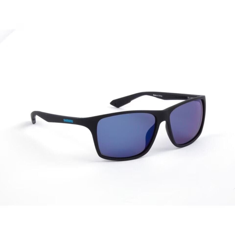 Shimano Technium Matte Black & Blue Mirror Güneş Gözlüğü