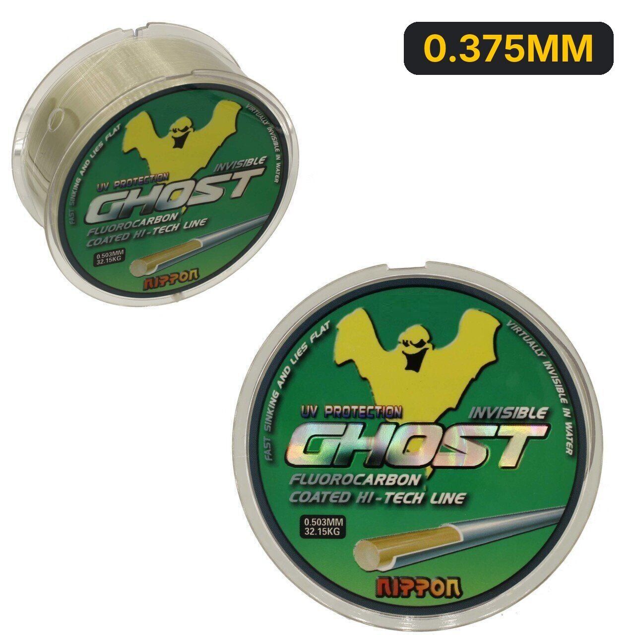 Nippon Ghost 300 mt Fluoro Carbon Coated Misina 0.375MM