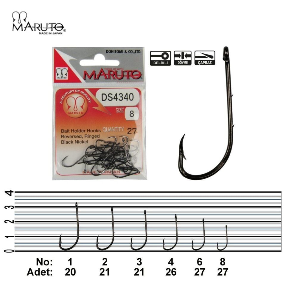 Maruto Ds4340 BN Olta İğnesi