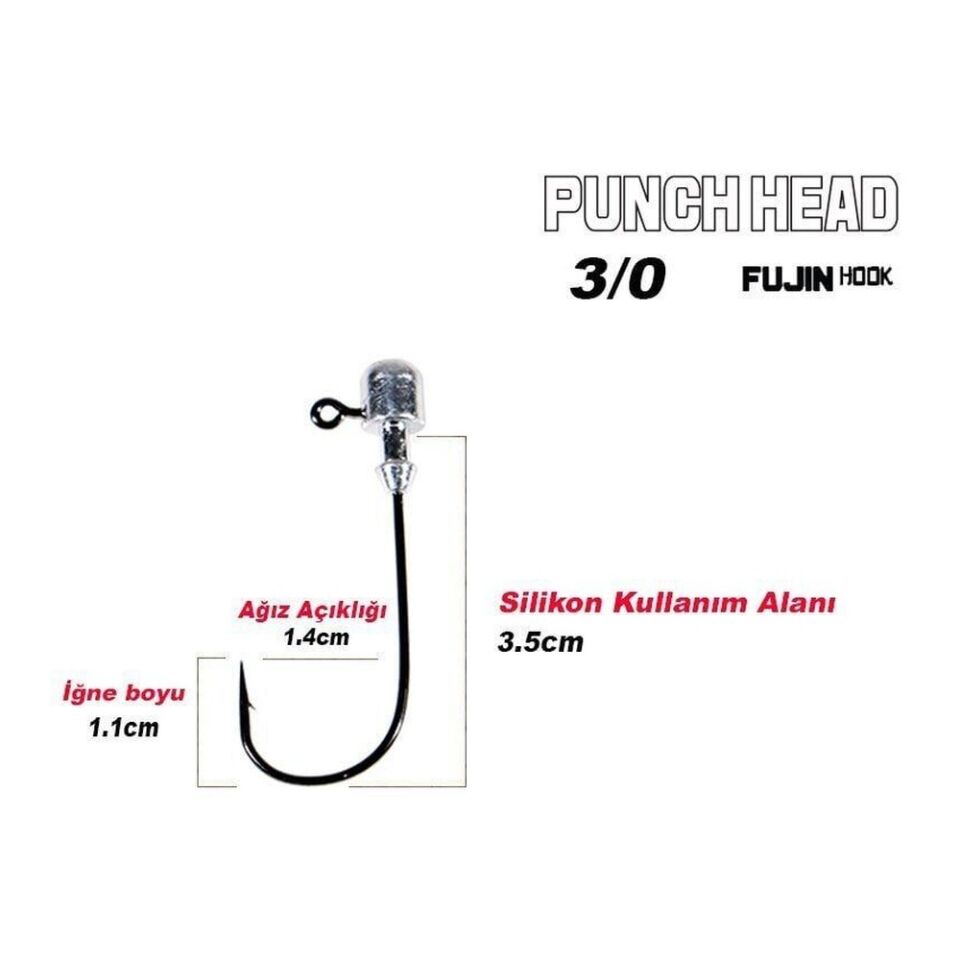 Fujin Punch Head Jighead FJ-PH #1/0 5GR