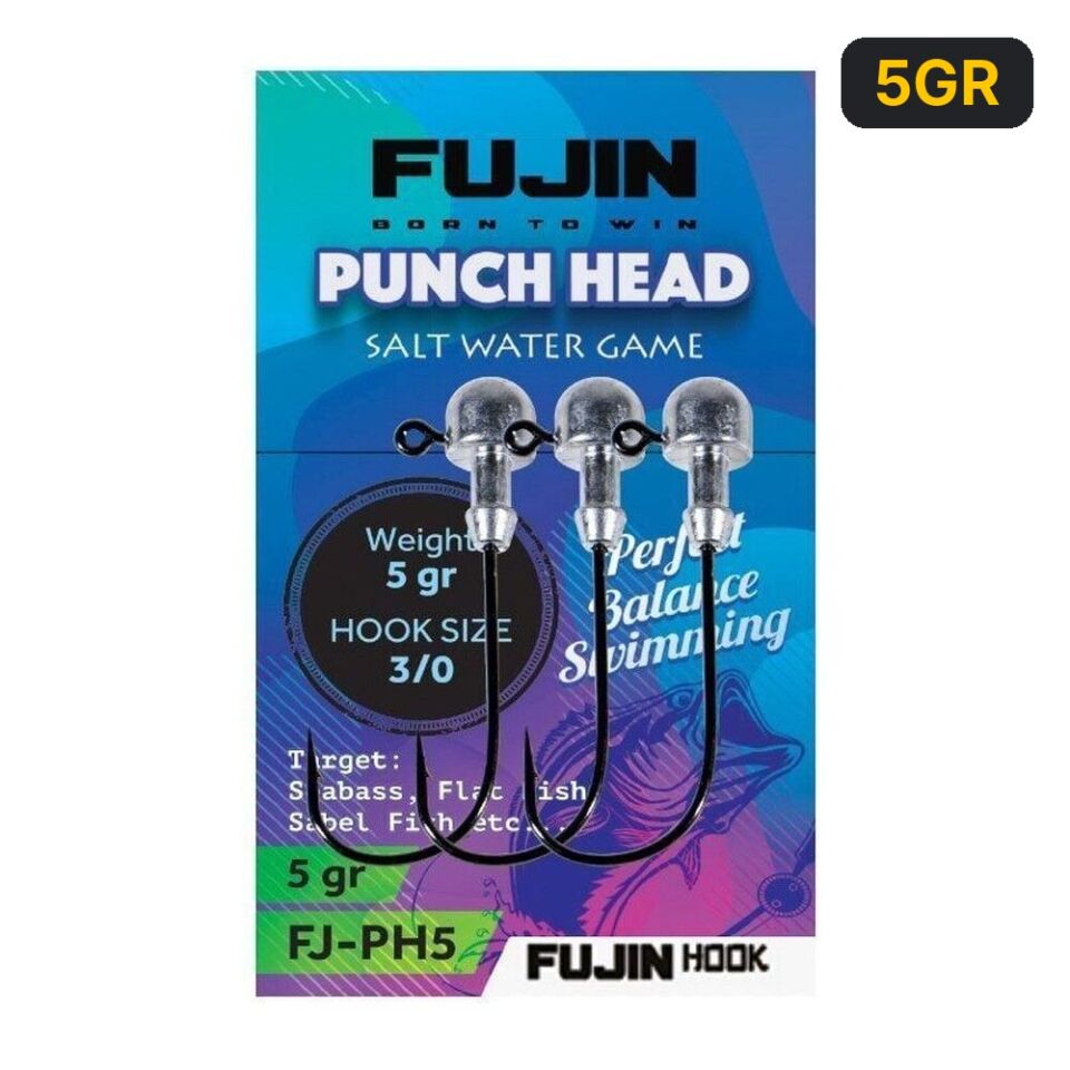Fujin Punch Head Jighead FJ-PH #1/0 5GR