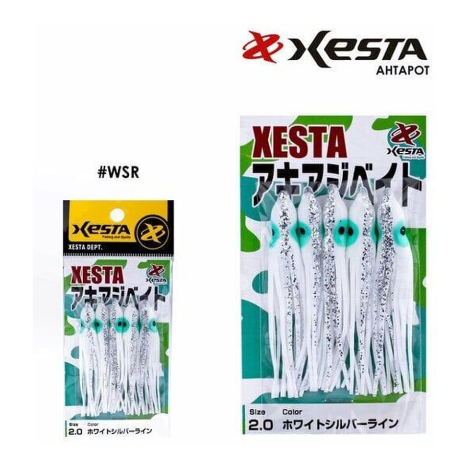 Xesta Ahtapot 6 CM Silikon Yem 5 Adet WSR