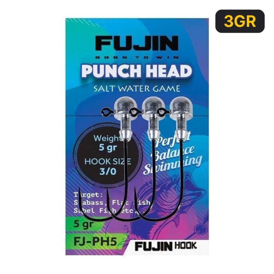 Fujin Punch Head Jighead FJ-PH #1/0 3GR