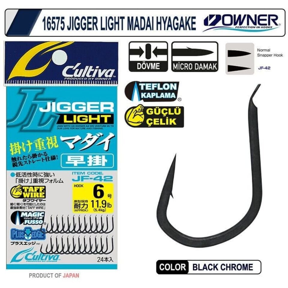 Cultiva 16575 Jigger Light Madai Hayagake Tekli İğne