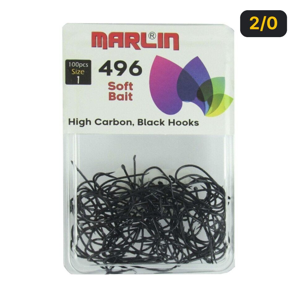 Marlin 496 Siyah Olta İğnesi 2/0